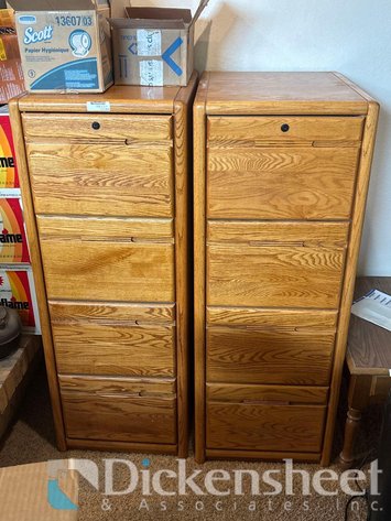 Image for WOOD FILE CABINETS