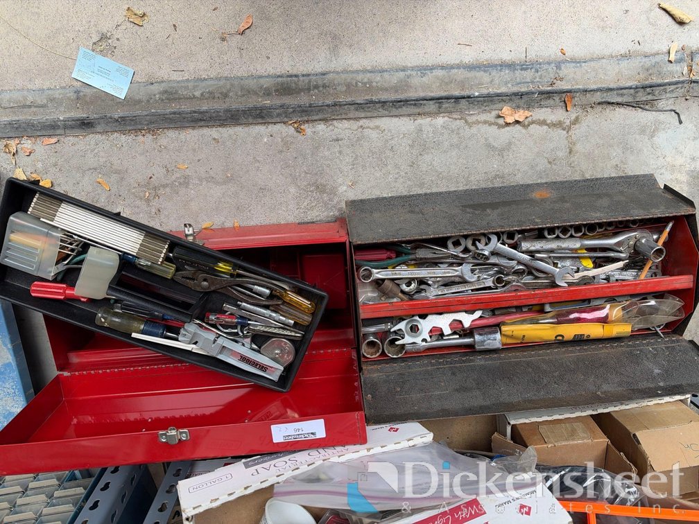 (2) TOOL BOXES & TOOLS