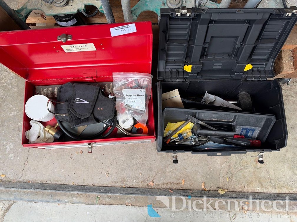 (2) TOOLS BOXES & TOOLS
