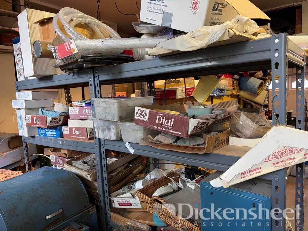 (2) SHELVING UNITS OF ROCK SAMPLES