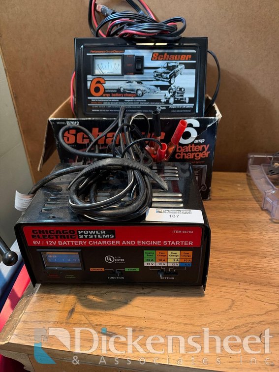 (2) BATTERY CHARGES