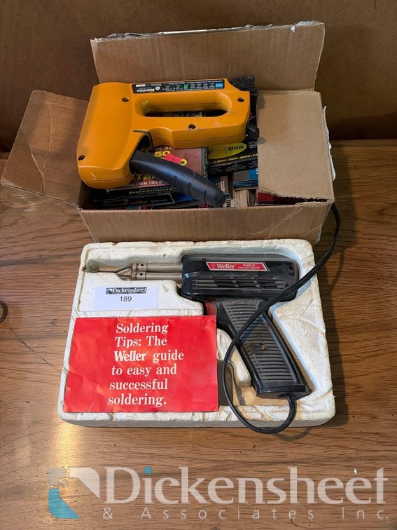 WELKER SOLDERING GUN & STAPLE GUN