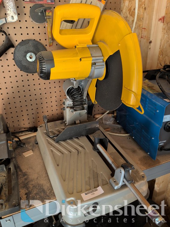 DEWALT 15" KEYLESS CHOPSAW