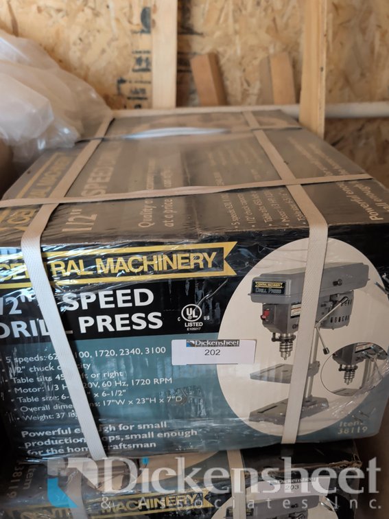 CENTRAL MACHINERY DRILL PRESS