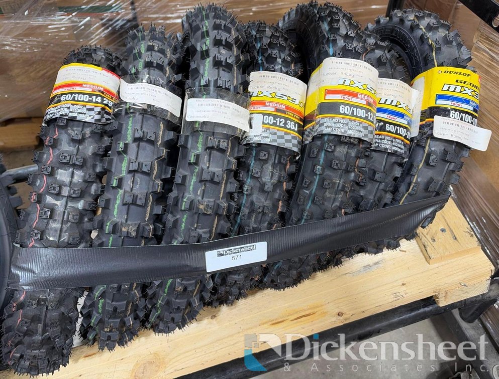 (7) SMALL DIRT BIKE TIRES