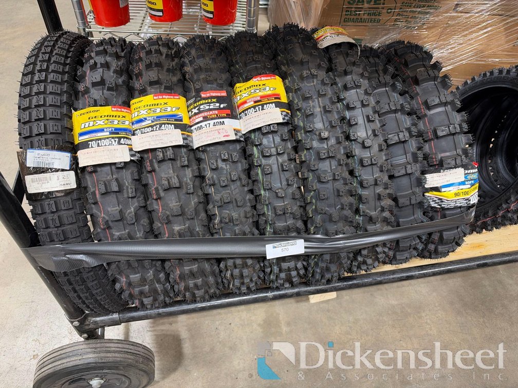 (9) ASSORTED DIRT BIKE TIRES