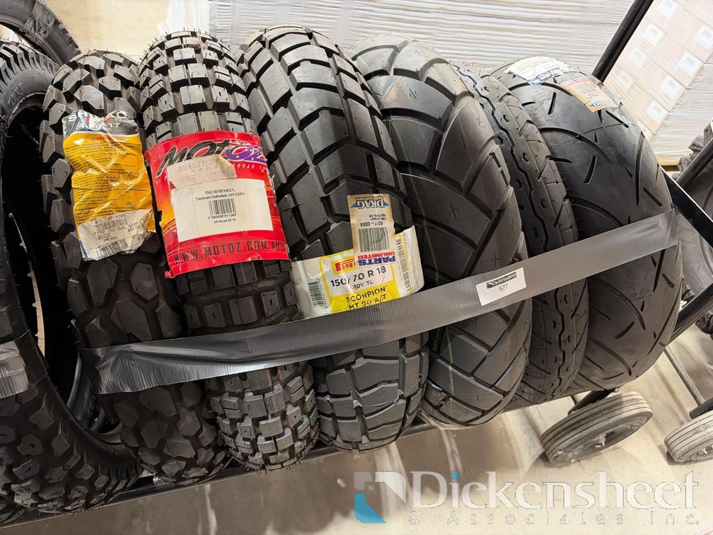 (6) ASSORTED DIRT BIKE & MOTORCYCLE TIRES