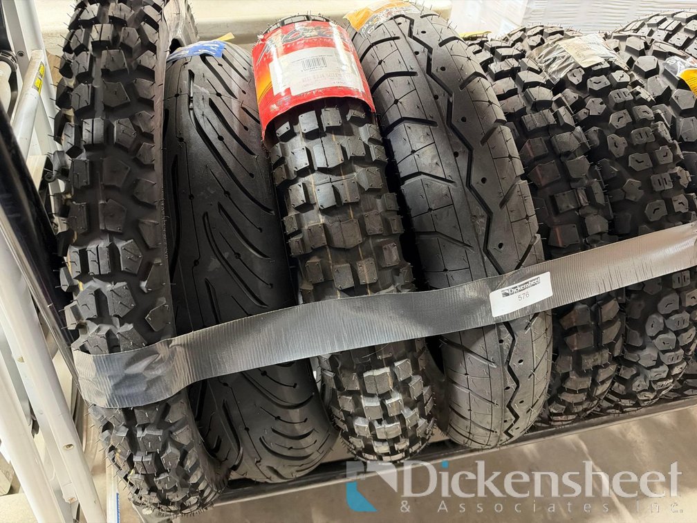 (6) ASSORTED MOTORCYCLE & DIRT BIKE TIRES