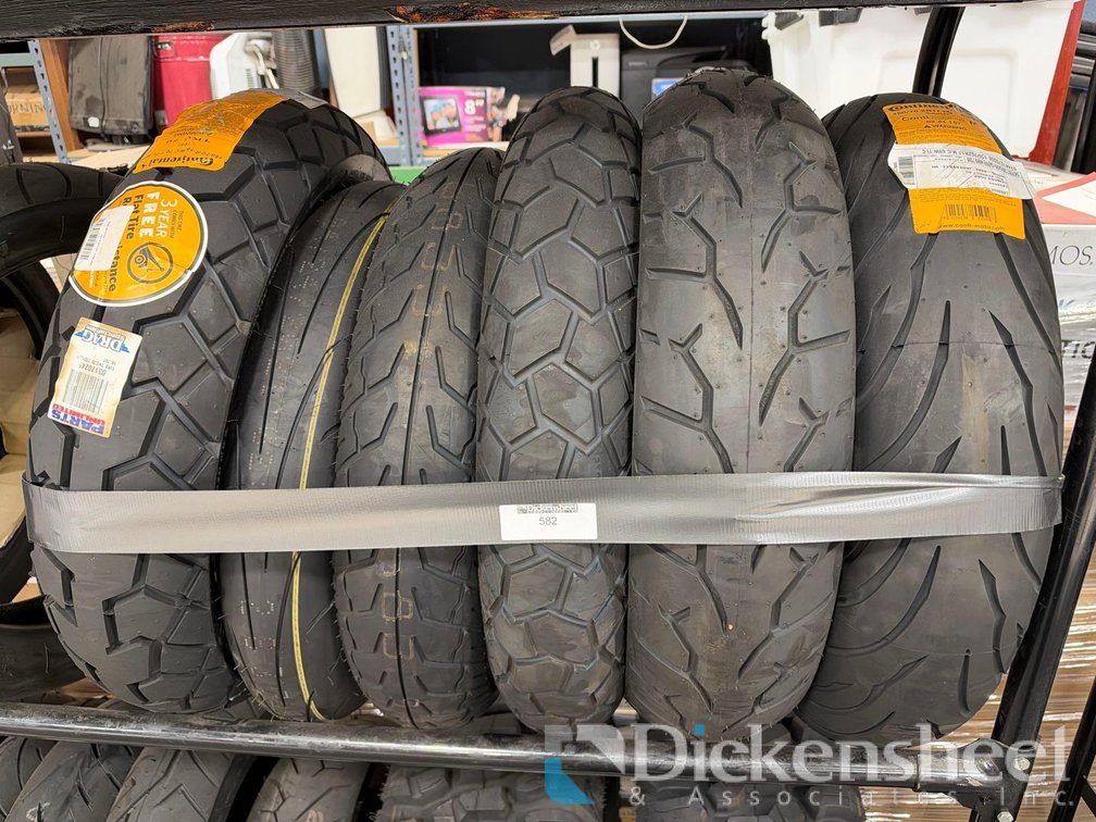 (6) ASSORTED STREET BIKE MOTORCYCLE TIRES