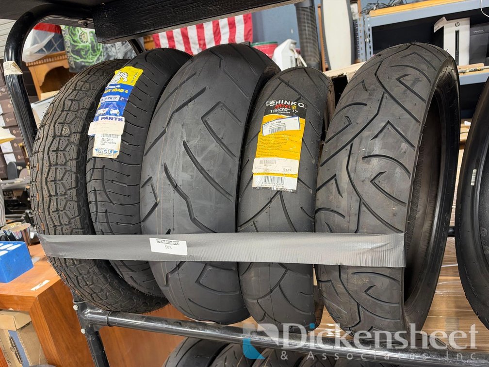 (5) ASSORTED STREET BIKE MOTORCYCLE TIRES