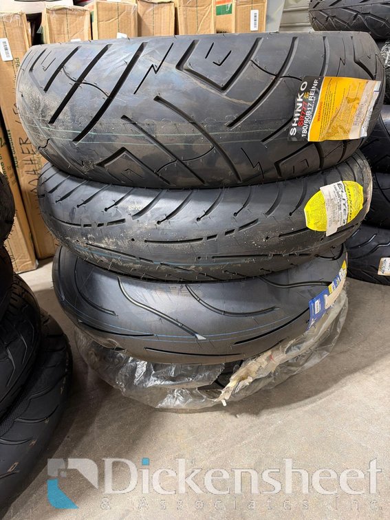 (4) ASSORTED STREET BIKE MOTORCYCLE TIRES
