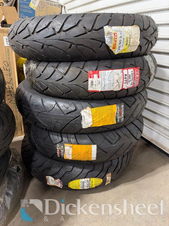 (5) ASSORTED STREET BIKE MOTORCYCLE TIRES