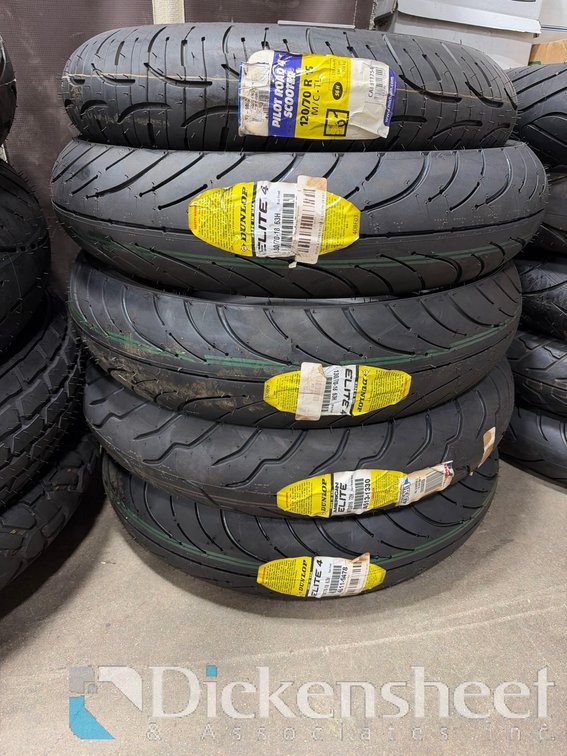 (5) ASSORTED STREET BIKE MOTORCYCLE TIRES