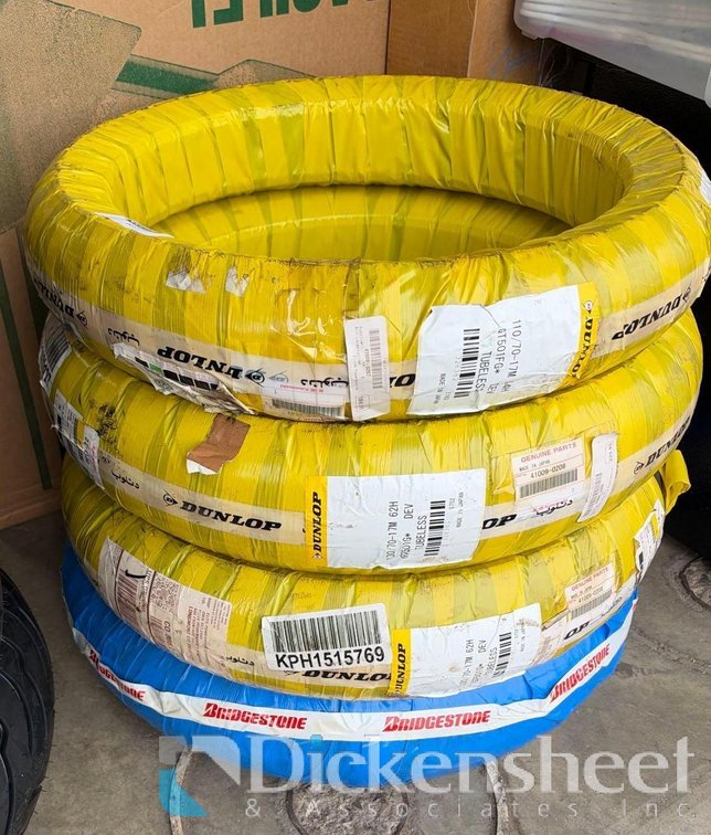 (4) ASSORTED STREET BIKE MOTORCYCLE TIRES