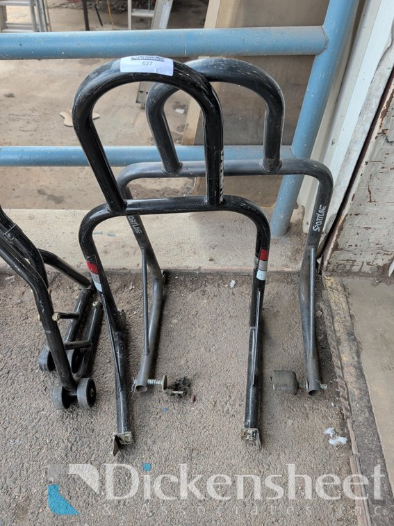 (2) MOTORCYCLE STANDS