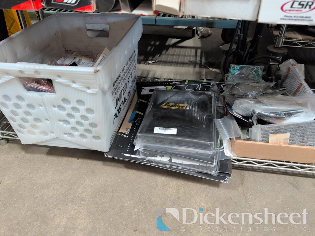 BRAKE PADS, SEAT COVERS AND SAFETY GEAR