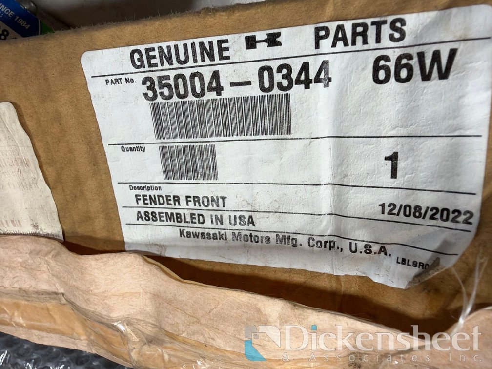FRONT FENDER & BODY PARTS