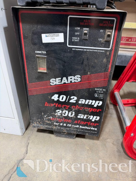 SEARS 40/2 AMP BATTERY CHARGER