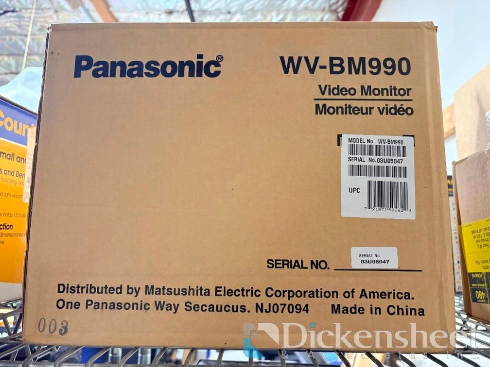 Panasonic WV-BM990, Video Monitor