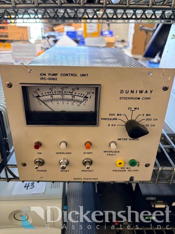 Duniway Stockroom IPC-0062 Ion Pump Control Unit