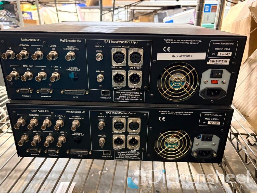 Lot of (2) AERO DTV Linear Acoustic Audio Processor