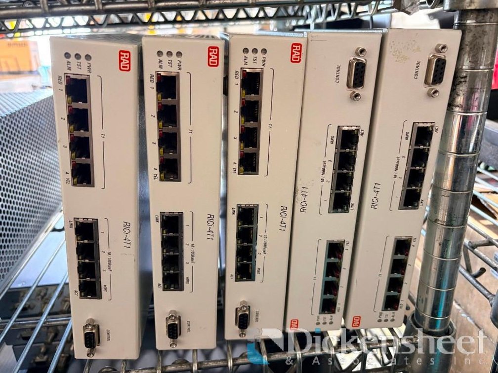 Lot of (5) RAD RICi-4T1 Fast Ethernet ov 4zT1 Network Termination Units