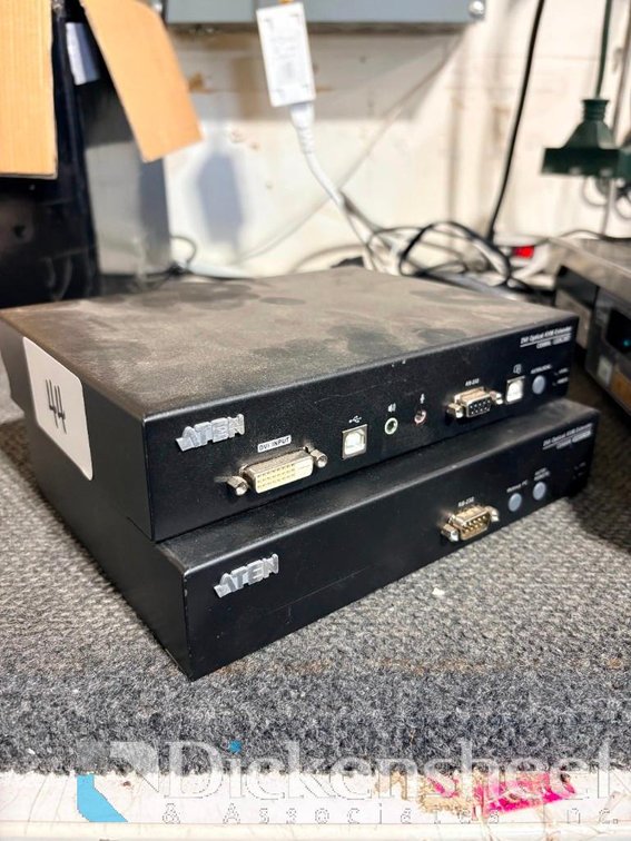 Lot of (2) ATEN CE680 DVI Optical KVM Extender