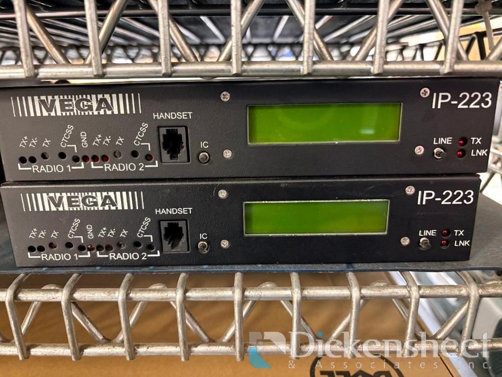Lot of (2) Telex / VEGA IP-223 Dual IP Network Remote Adapter Panels