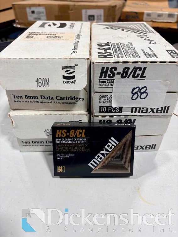 Lot of (4) Boxes of Exabyte 307265 Exatape