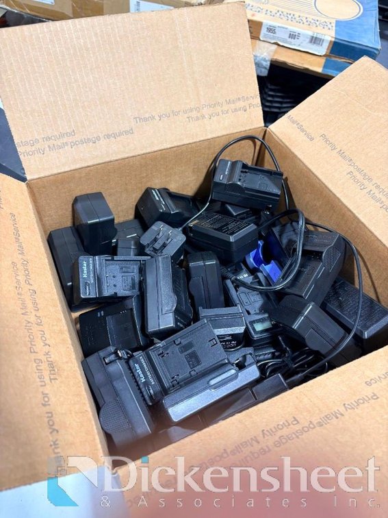 Lot of (37) Various Camera Battery Chargers