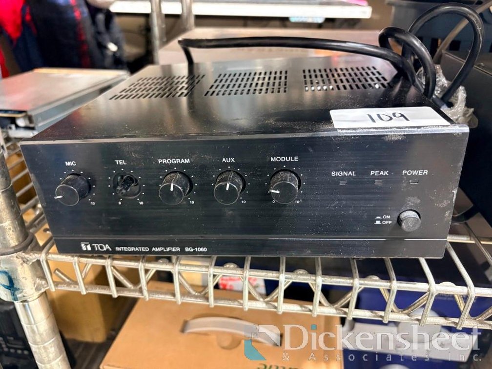 TOA BG-1000 Series Integrated Amplifier