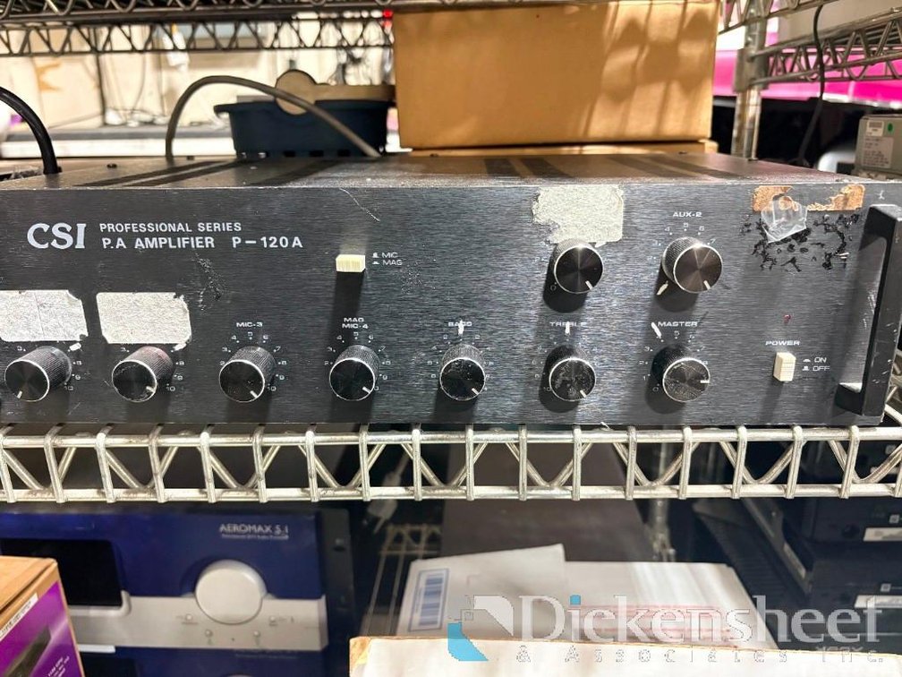 CSI Professional Series P-120A PA Amplifier