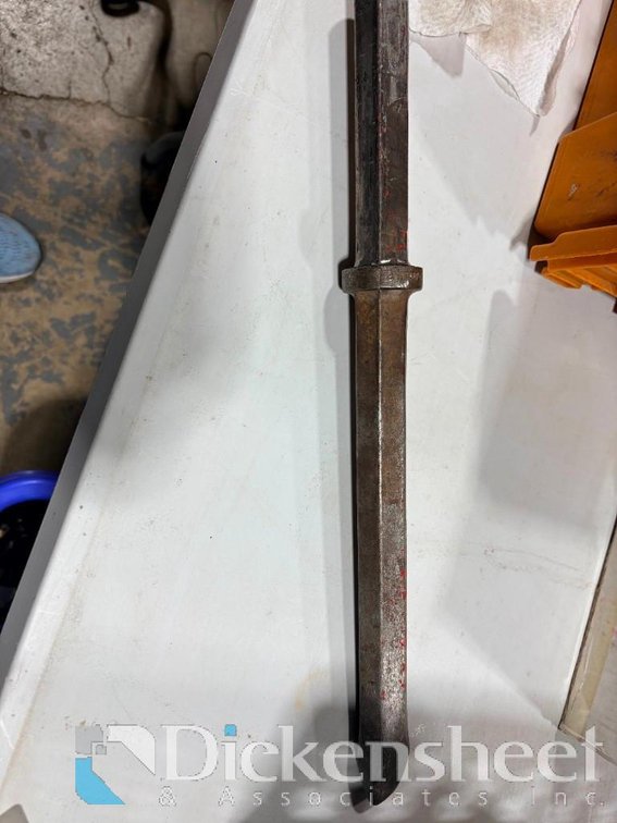 Heavy-Duty Jackhammer Moil Point Chisel Bit with Hex Shank