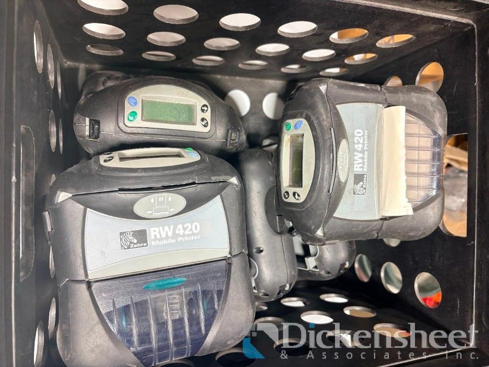 Lot of (8) Zebra RW 420 Mobile Printers