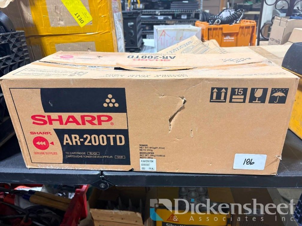 Sharp AR-200TD Black Toner and Developer Cartridge