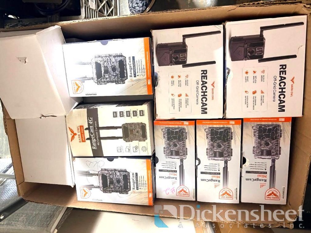 Lot of (43) Variety of Barn Owl Outdoor Cellular Cameras