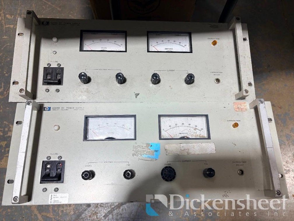 Lot of (2) Hewlett-Packard 6269B DC Power Supply