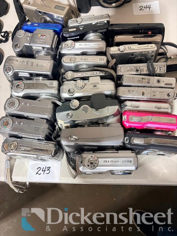 Lot of (26) Cameras