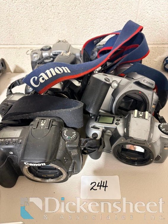 Lot of (9) Canon Cameras