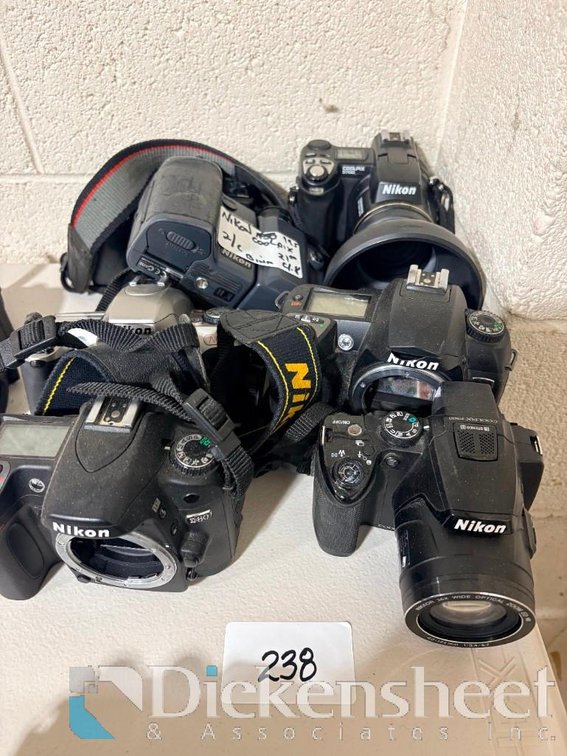 Lot of (7) Nikon Cameras