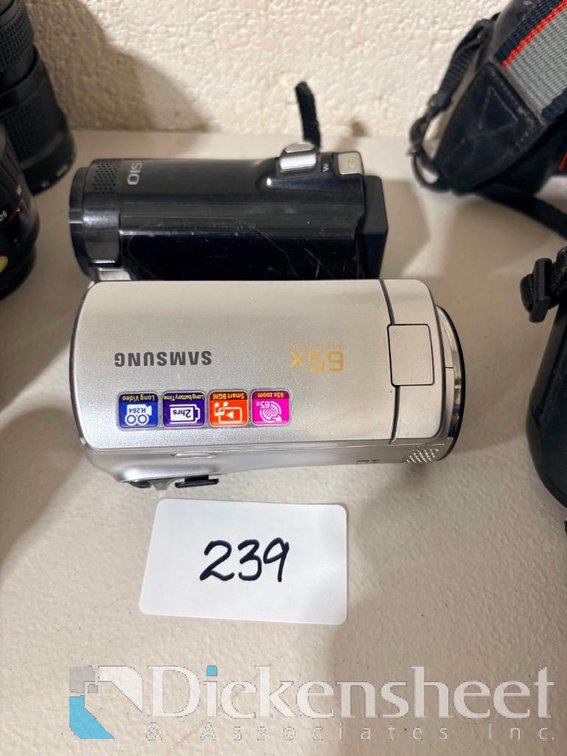 Lot of (2) Digital Video Cameras