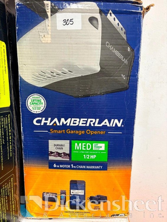 Chamberlain 1/2 HP Chain Drive Smart Garage Door Opener