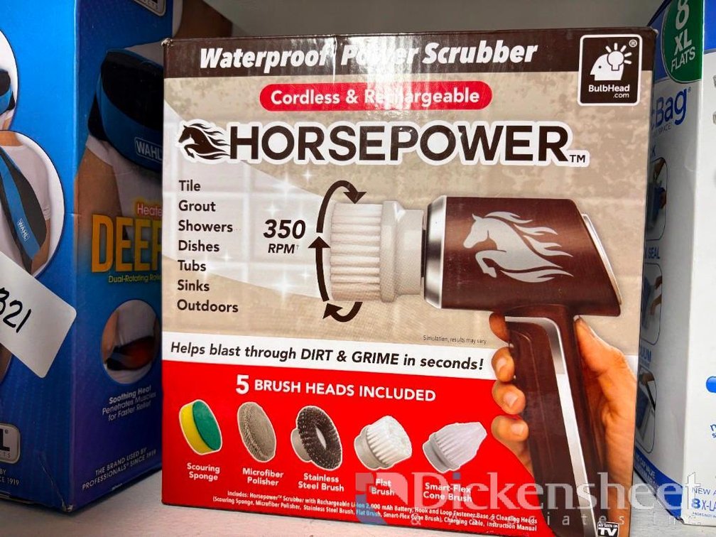 (2) Ruby Horsepower Waterproof Scrubber Cordless Rechargeable Handheld Cleaning Tool by Bulbhead
