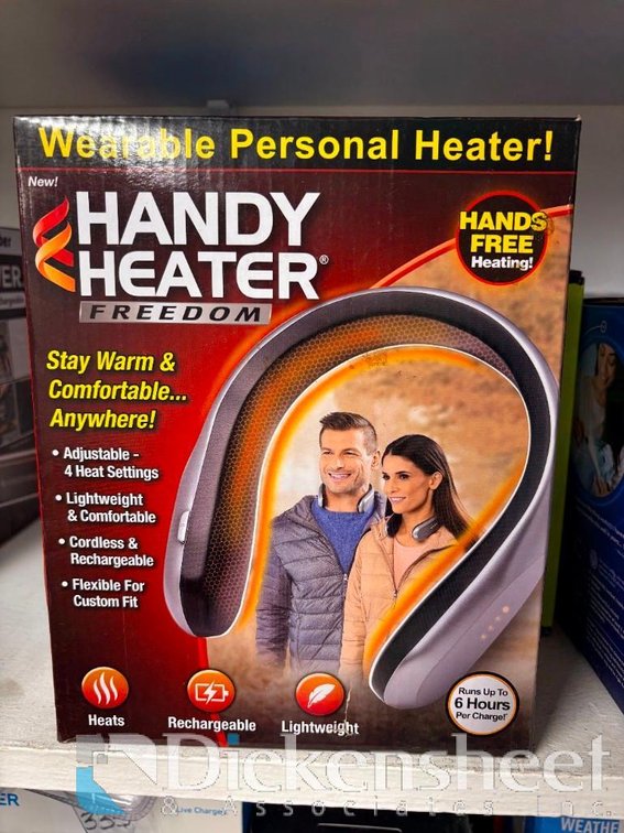 Ontel Handy Heater Freedom Cordless Wearable Neck Heater