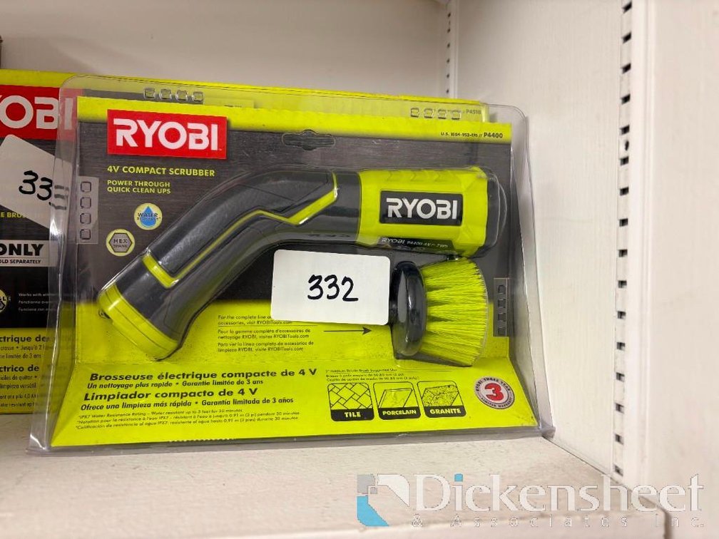 RYOBI 4-Volt Cordless Company Scrubber