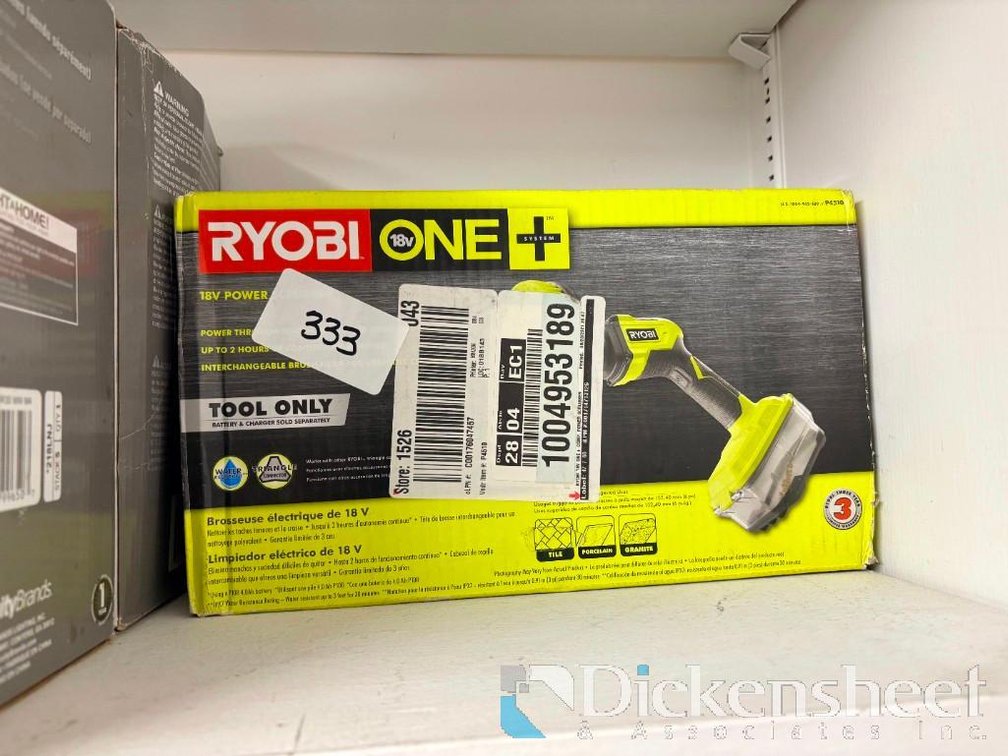 RYOBI 18-Volt Power Scrubber