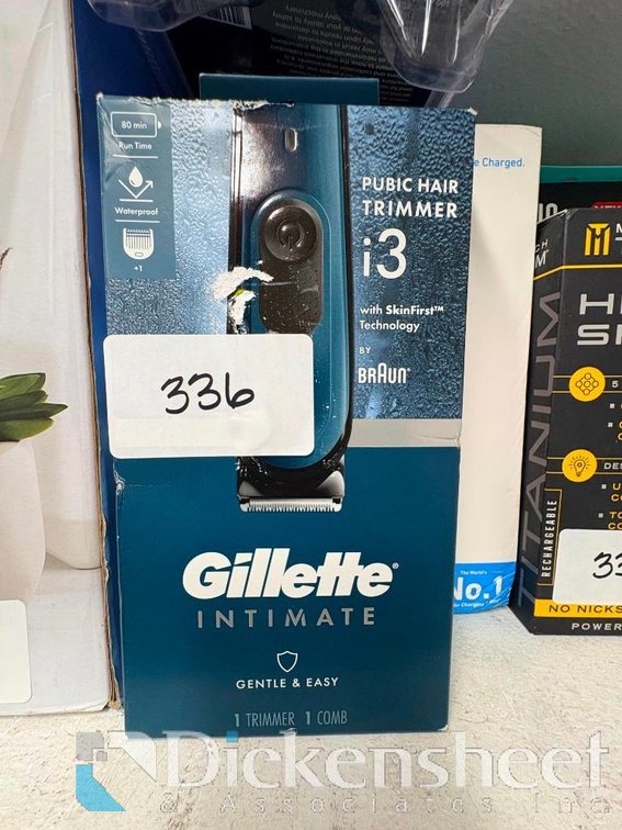 Gillette Intimate 13 Pubic Hair Trimmer for Men