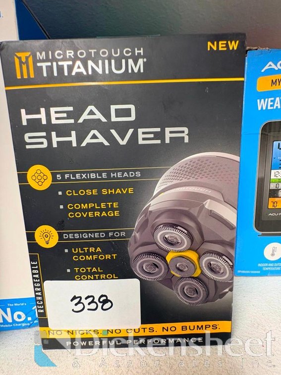 Microtouch Titanium Electric Head Shaver