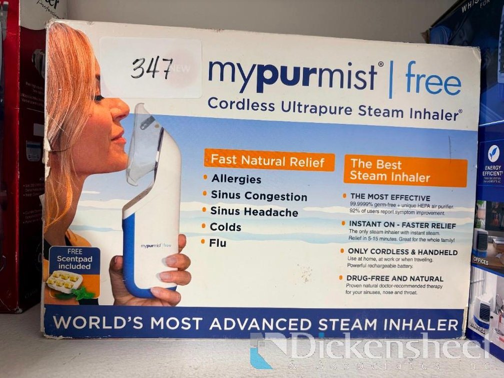 Mypurist Free Cordless Ultrapure Steam Inhaler