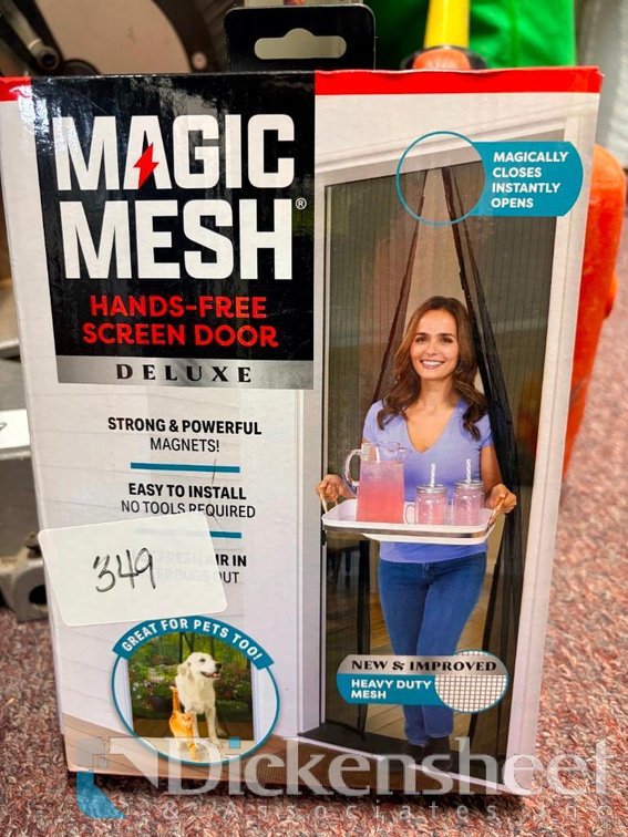 Magic-Mesh Deluxe Hands Free Screen Door